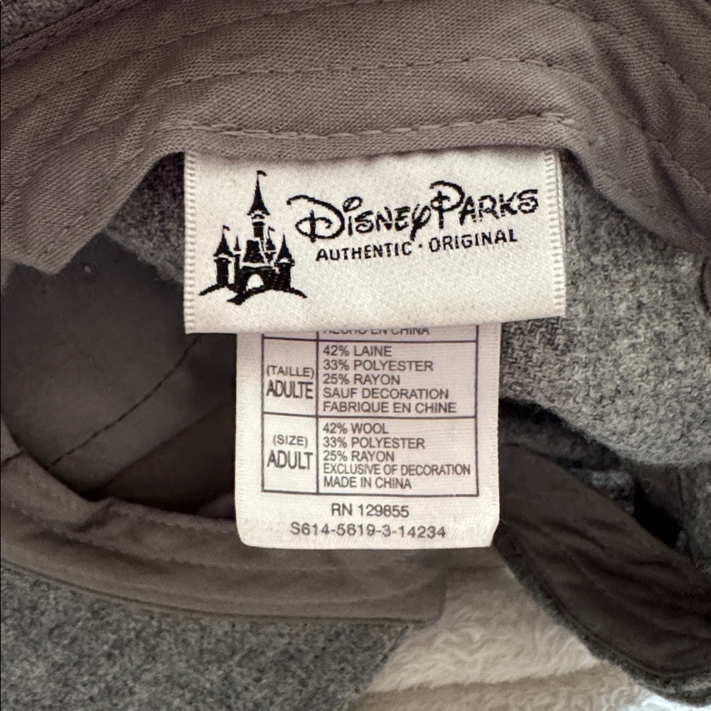 Disney Grey Wool Mickey Hat - Picture 4 of 5